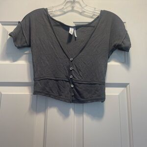 Out From Under Urban Outfitters Black crop top small